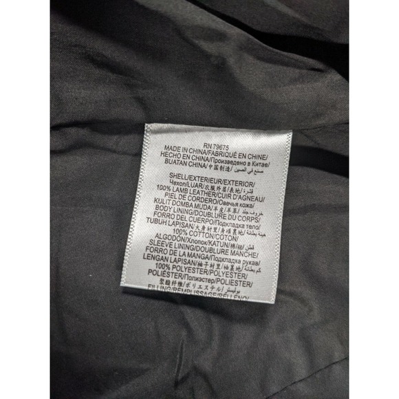 Bcbgeneration Black Leather Jacket 100% Authentic Leather Medium NWT MSRP $348 - Picture 7 of 12